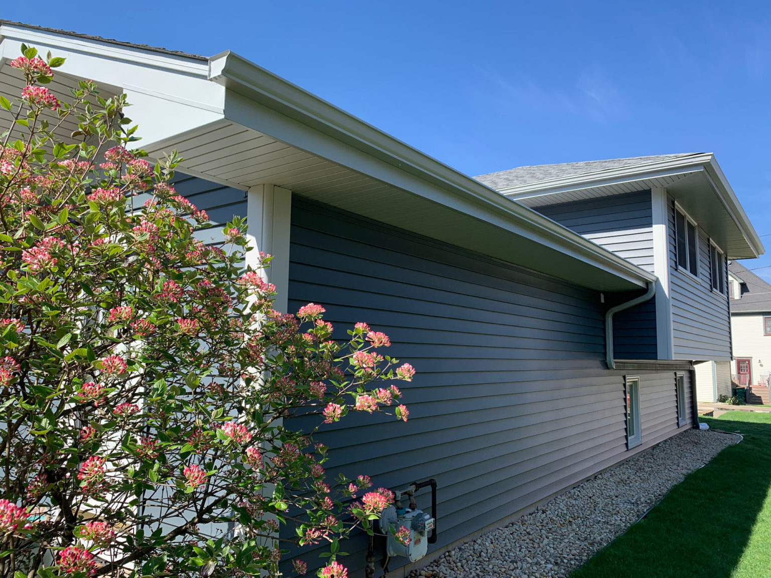 Insulated Vinyl Siding Soffit Roof Deck Lemont5 SIDING WINDOWS DOORS ROOFING COMPLETE