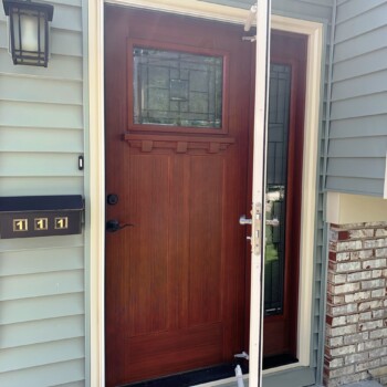 111 Paxton Schaumburg IL - Premium Insulated Charter Oak Vinyl Siding with New Doors, Window and Soffit 111 Paxton Schaumburg IL - Premium Insulated Charter Oak Vinyl Siding with New Doors, Window and Soffit